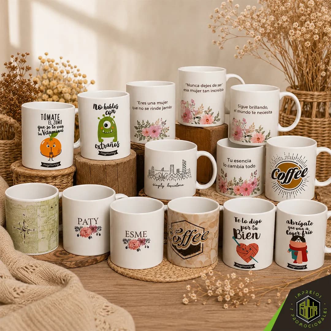 Tazas Blancas Personalizadas